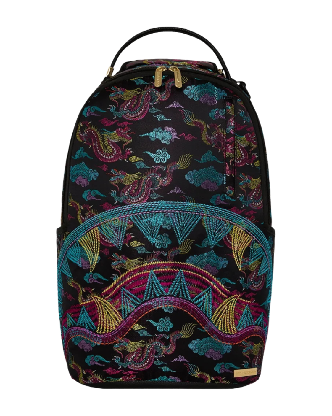 Sprayground Embroidered Dragons DLX Backpack