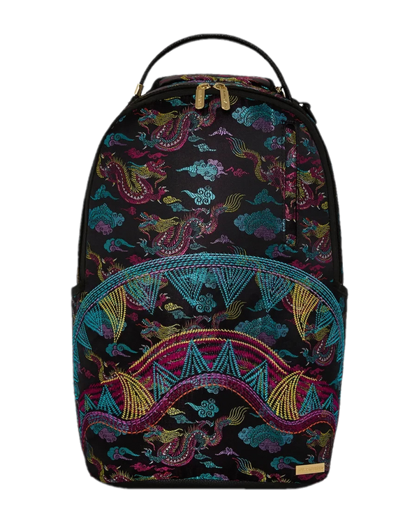 Sprayground Embroidered Dragons DLX Backpack