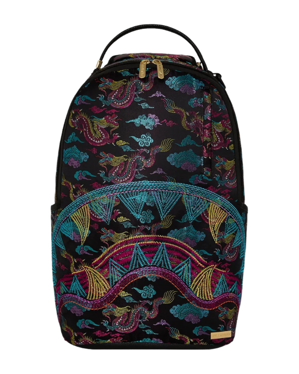 Sprayground Embroidered Dragons DLX Backpack