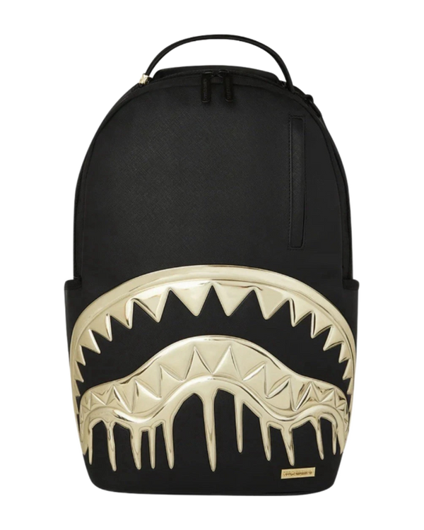 Sprayground Goldheart Shark Drip Backpack