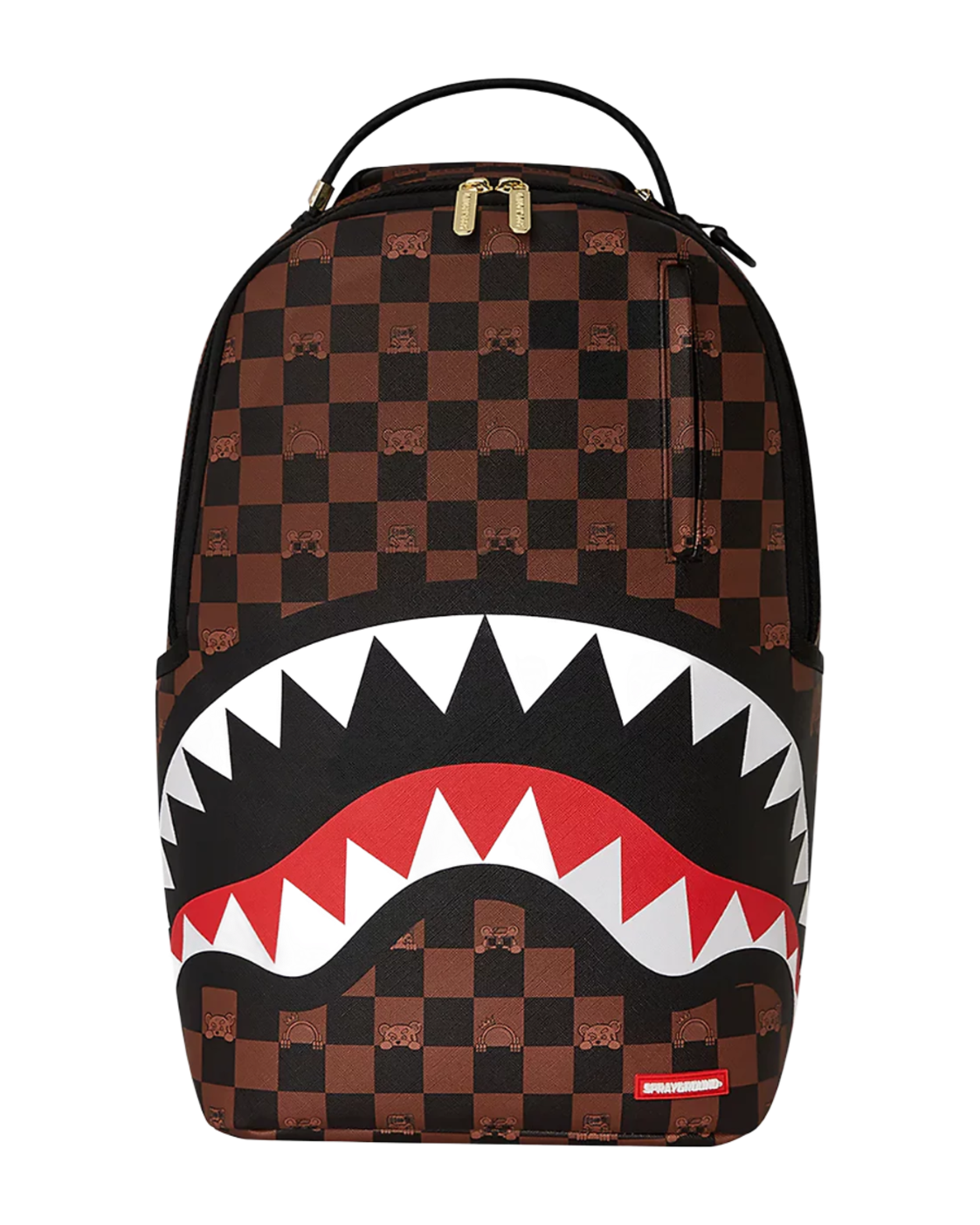 Sprayground Peeking Character Check Backpack