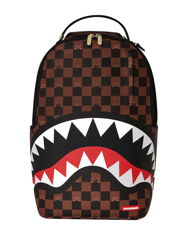 Sprayground Peeking Character Check Backpack