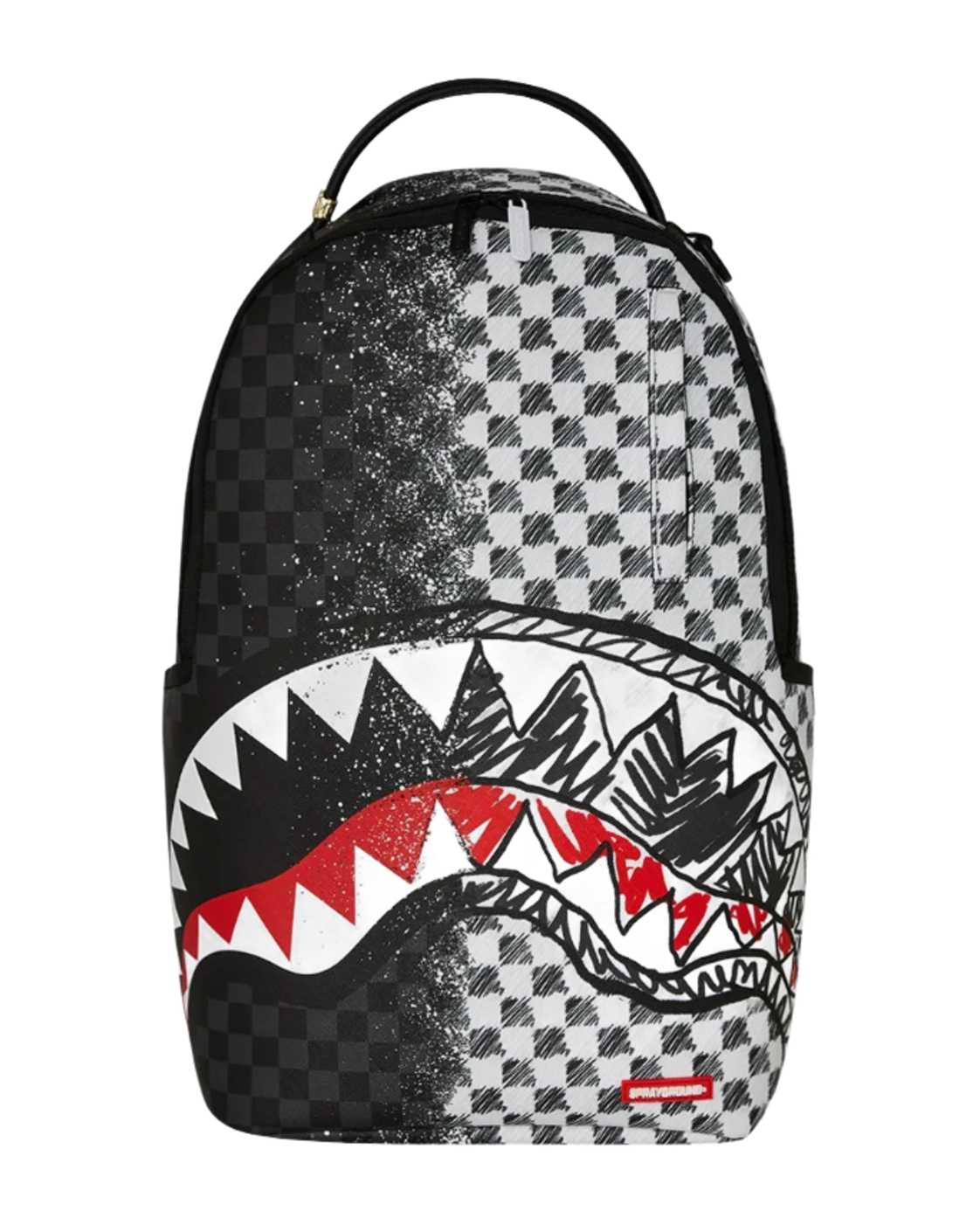 Sprayground Scribble Dribble Check Backpack